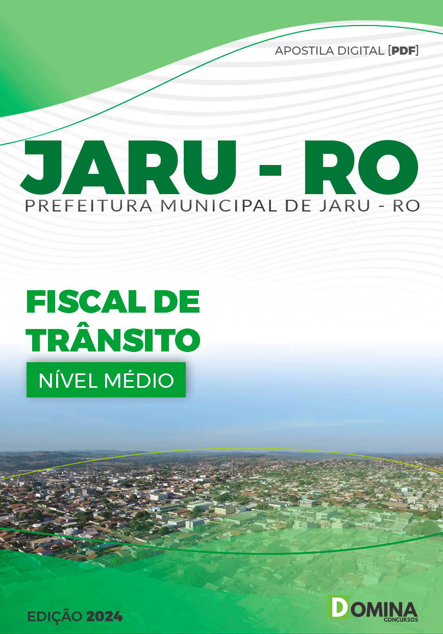 Apostila Pref Jaru RO 2024 Fiscal de Trânsito