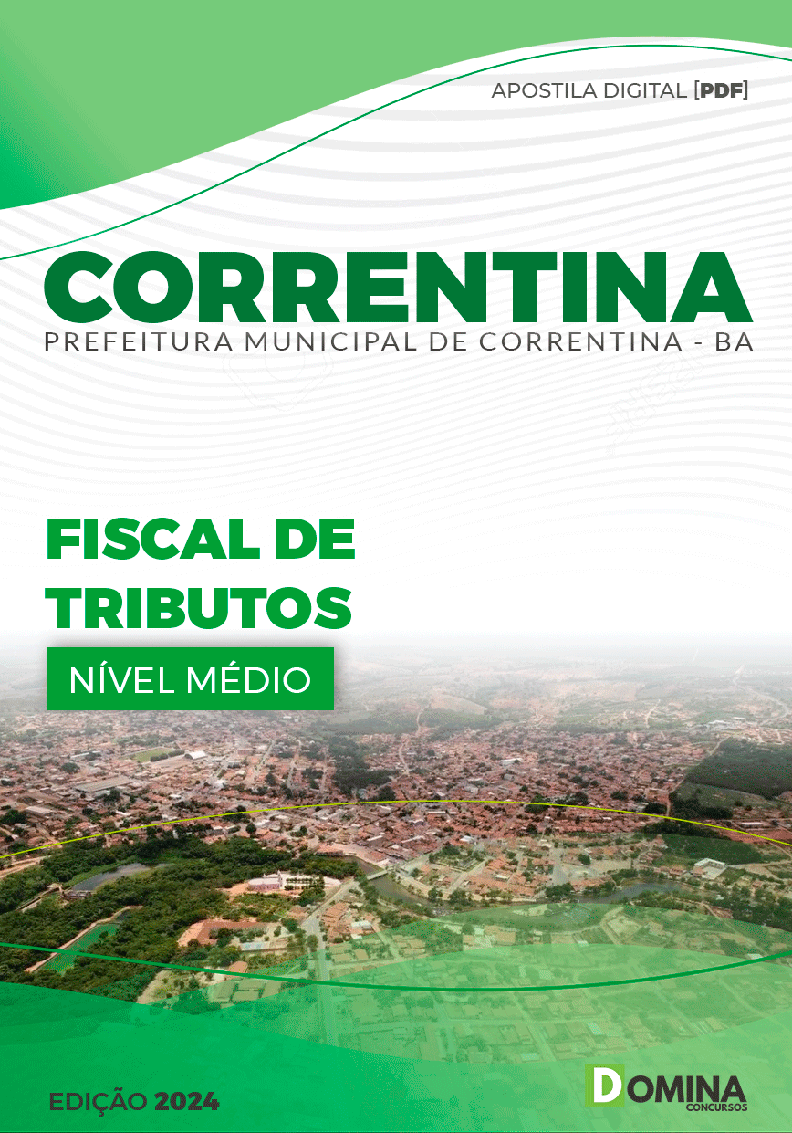 Apostila Pref Correntina BA 2024 Fiscal Tributos
