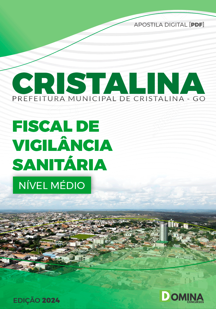 Apostila Pref Cristalina GO 2024 Vigilância Sanitária