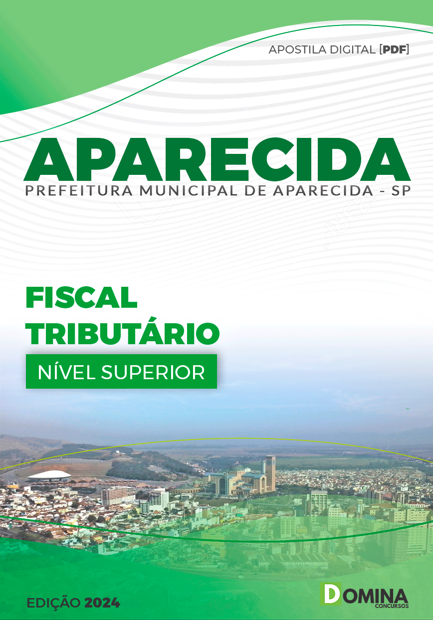 Apostila Pref Aparecida SP 2024 Fiscal Tributário