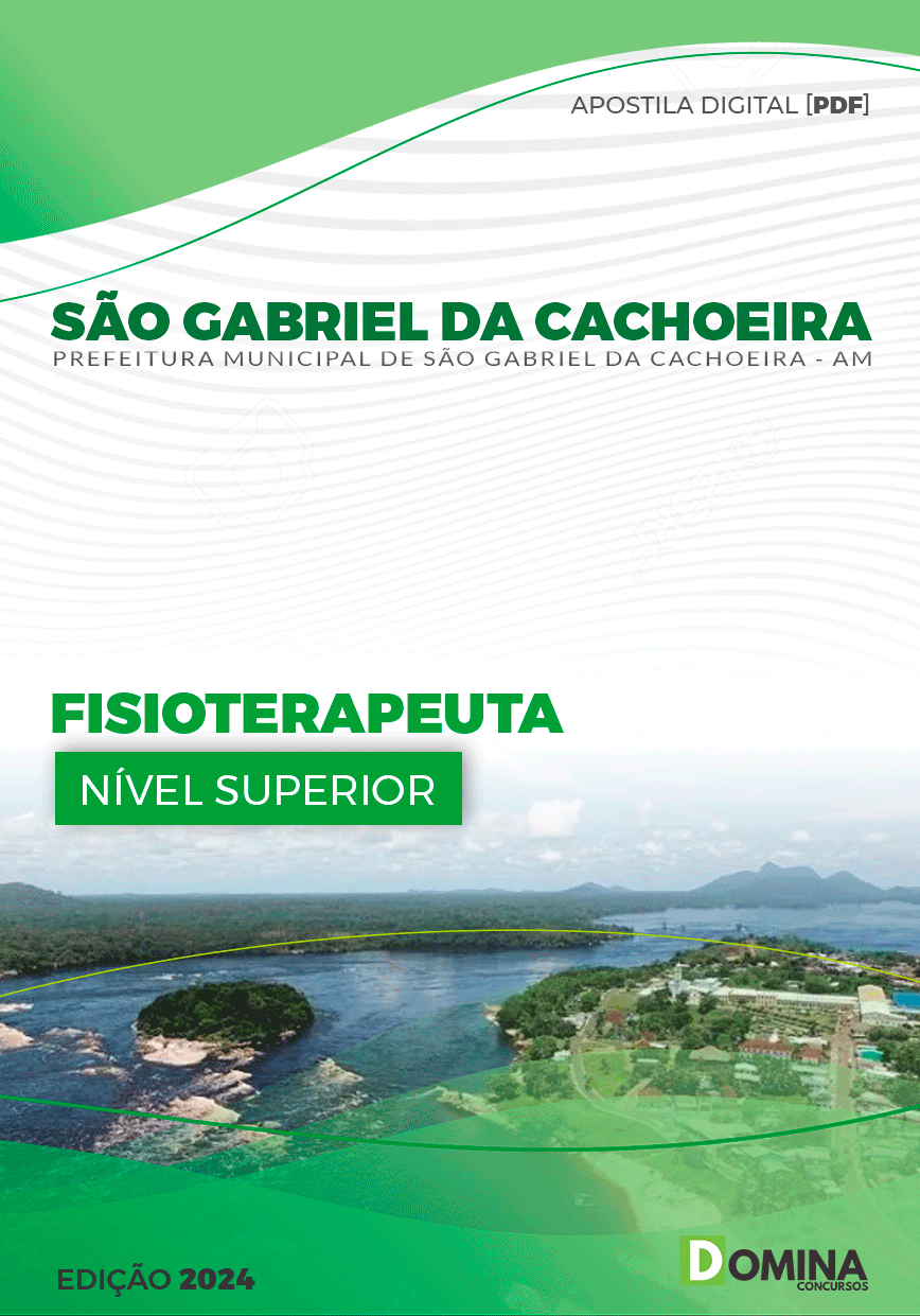 Apostila Pref São Gabriel Cachoeira AM 2024 Fisioterapeuta