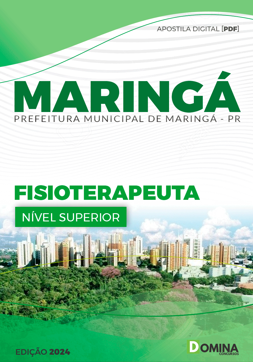 Apostila Pref Maringá PR 2024 Fisioterapeuta