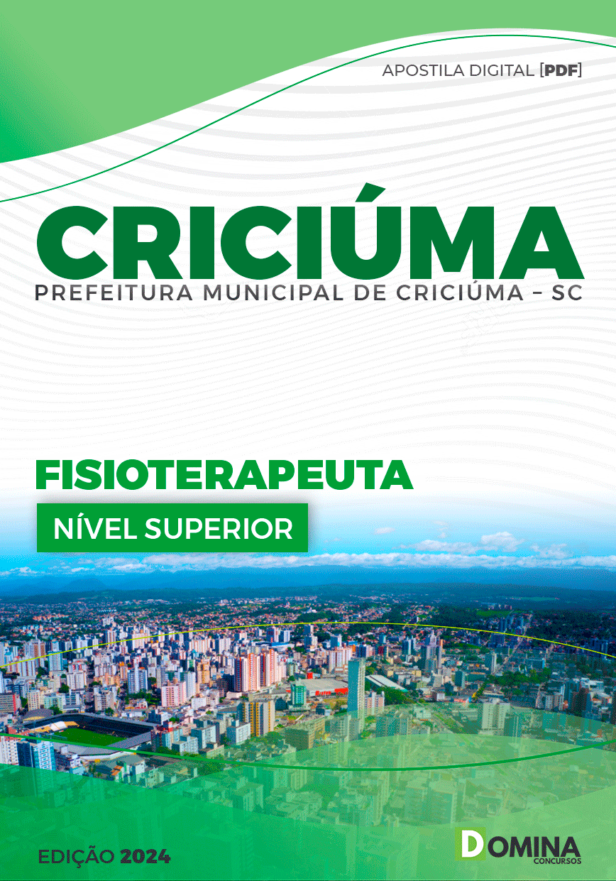 Apostila Pref Criciúma SC 2024 Fisioterapeuta