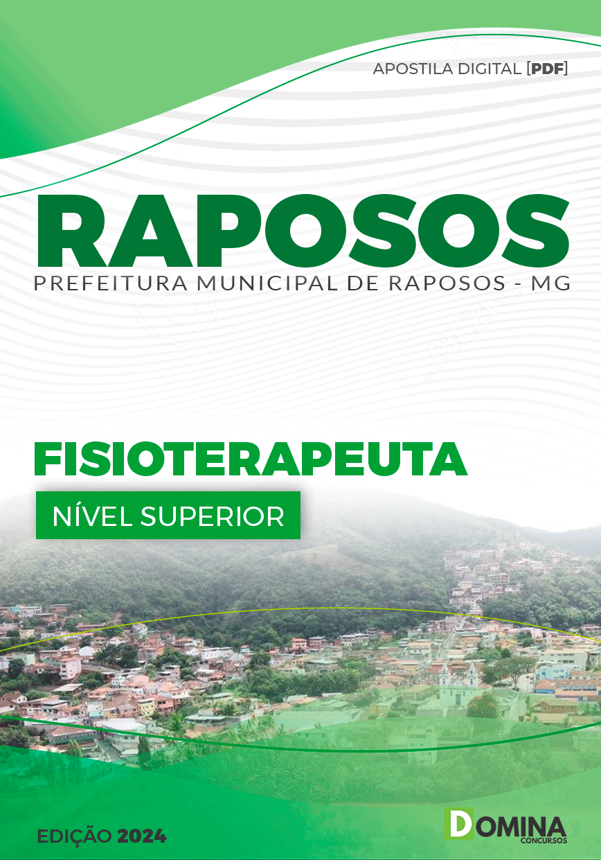 Apostila Pref Raposos MG 2024 Fisioterapeuta