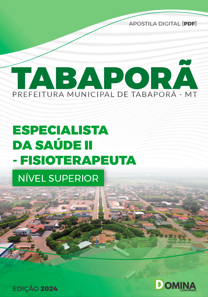 Apostila Pref Tabaporã MT 2024 Fisioterapeuta