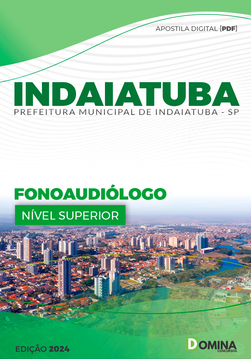 Apostila Pref Indaiatuba SP 2024 Fonoaudiólogo