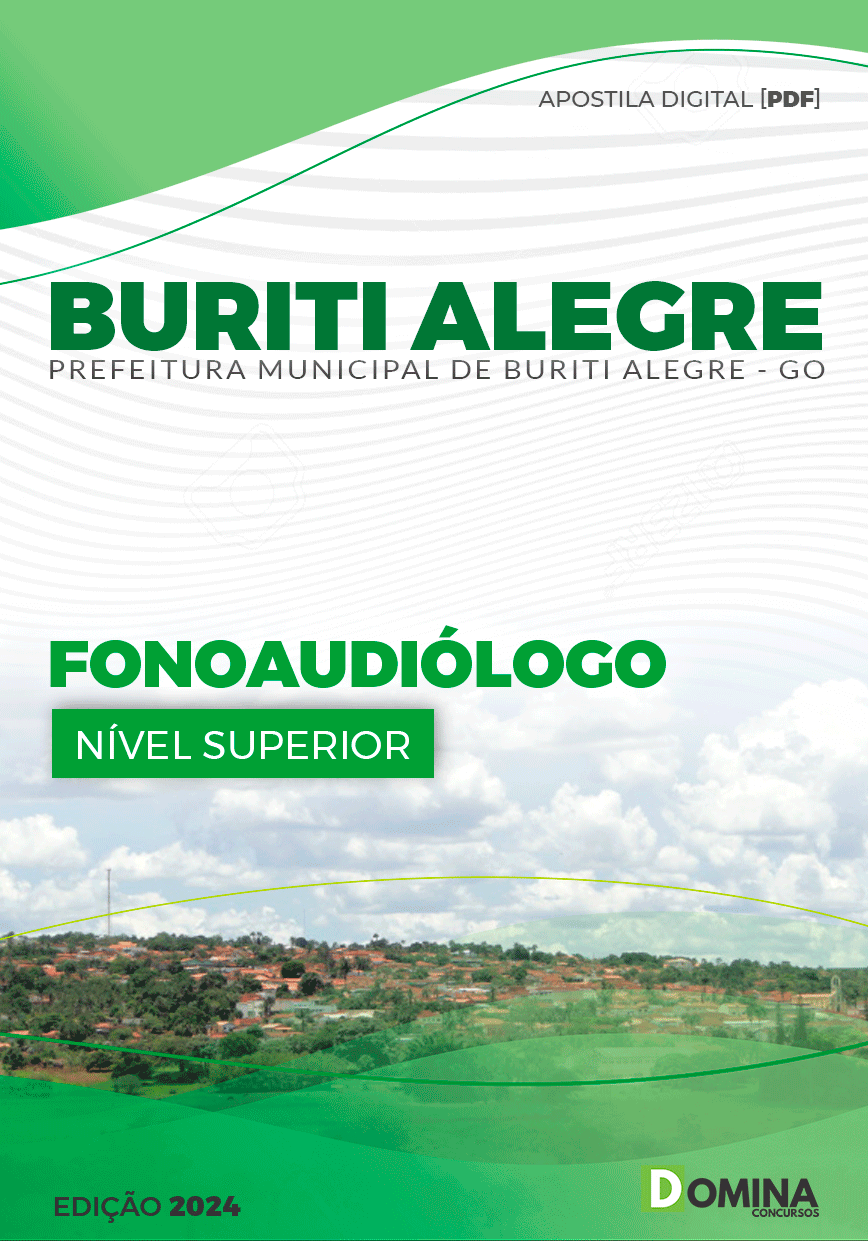 Apostila Pref Buriti Alegre GO 2024 Fonoaudiólogo