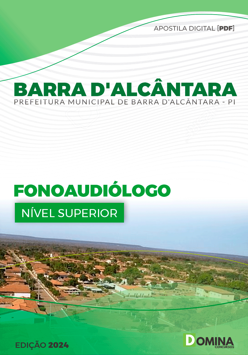 Apostila Pref Barra D'Alcântara PI 2024 Fonoaudiólogo