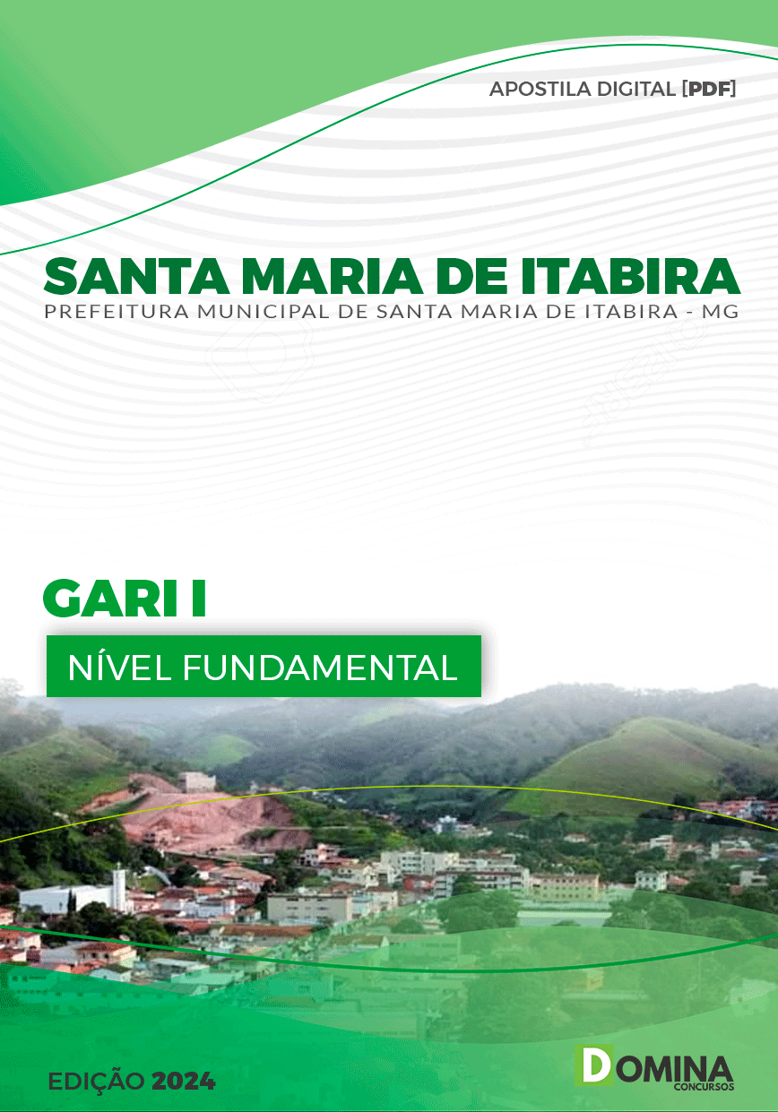 Apostila Pref Santa Maria Itabira MG 2024 Gari