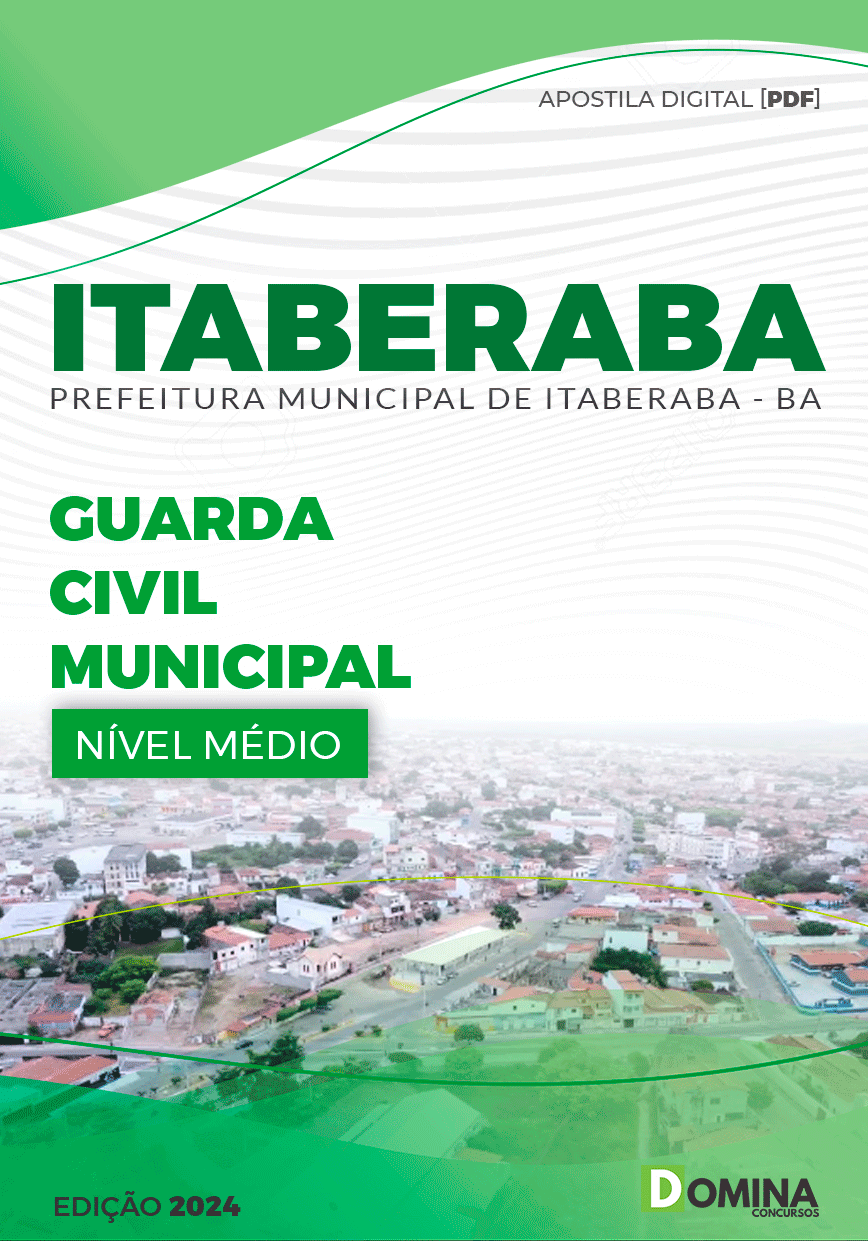 Apostila Pref Itaberaba BA 2024 Guarda Municipal Civil