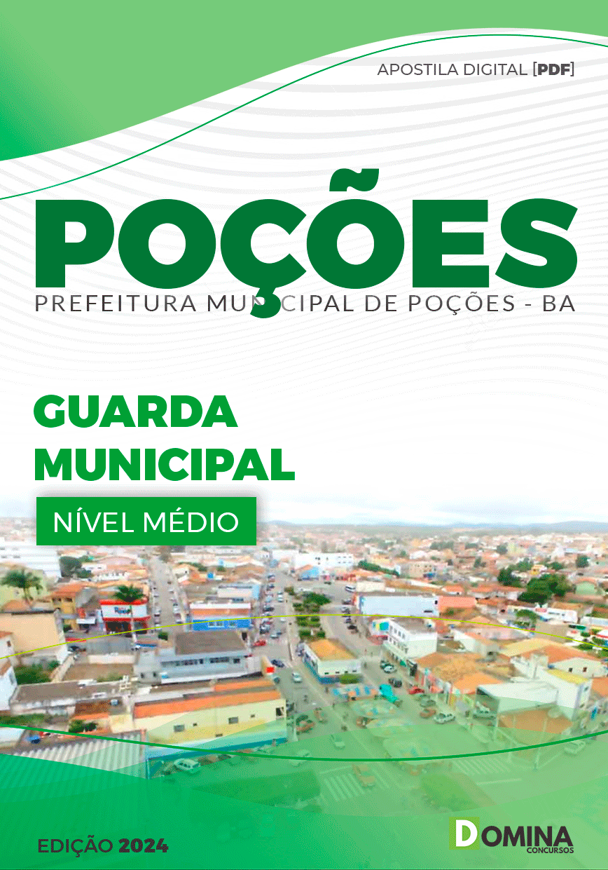 Apostila Pref Poções BA 2024 Guarda Municipal