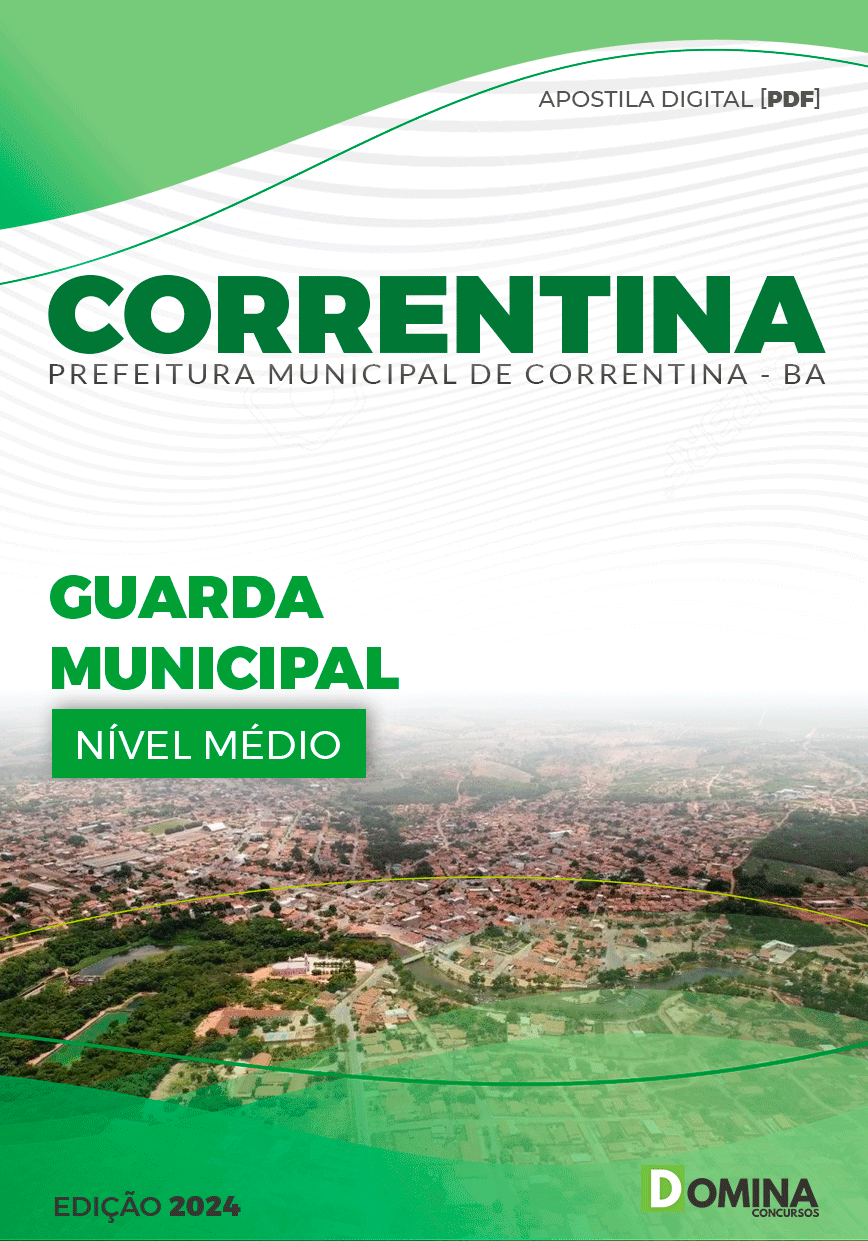Apostila Pref Correntina BA 2024 Guarda Municipal