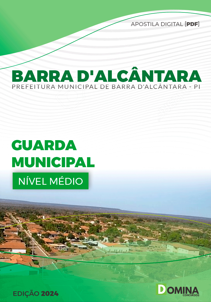 Apostila Pref Barra D'Alcântara PI 2024 Guarda Municipal