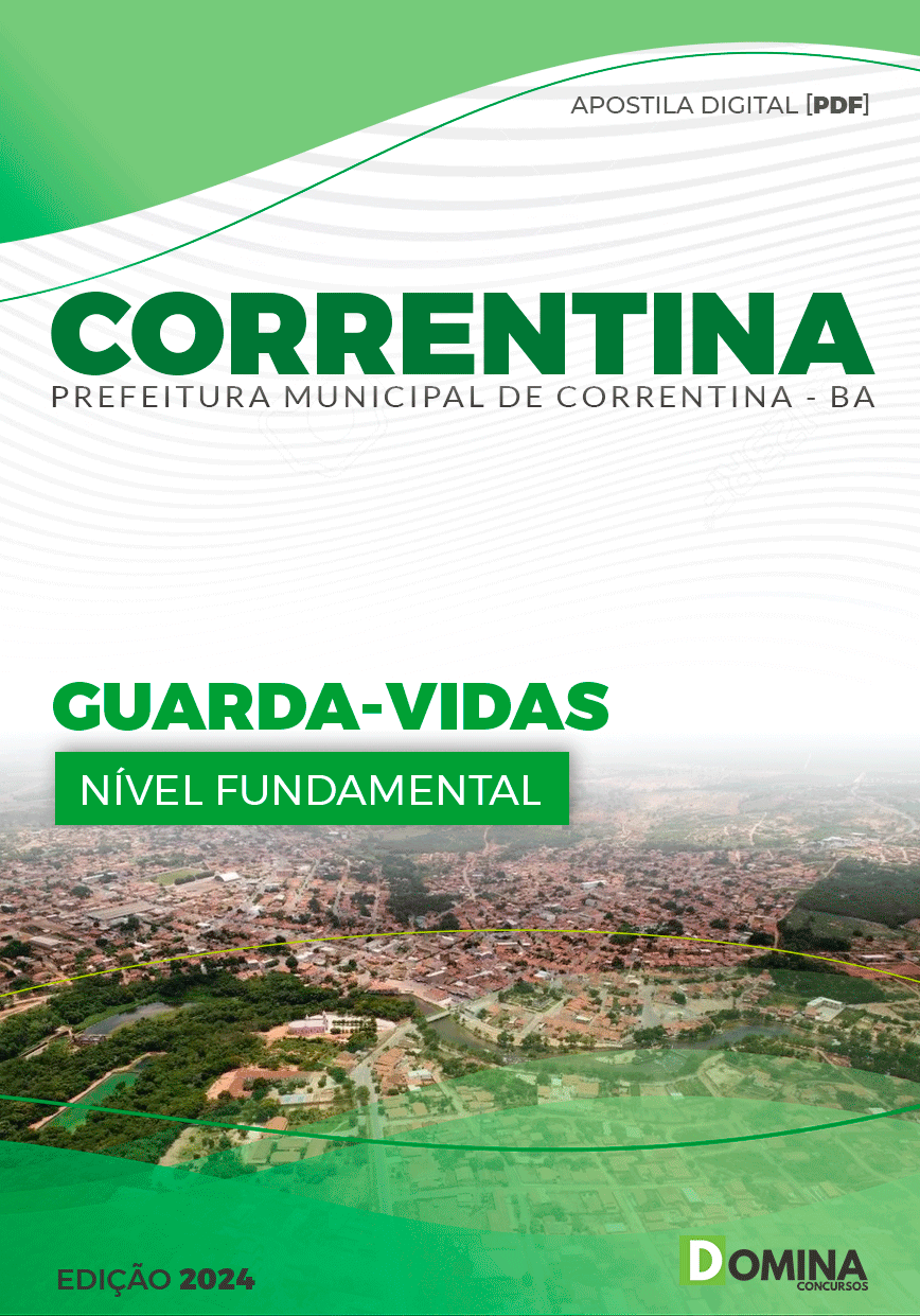 Apostila Pref Correntina BA 2024 Guarda Vidas
