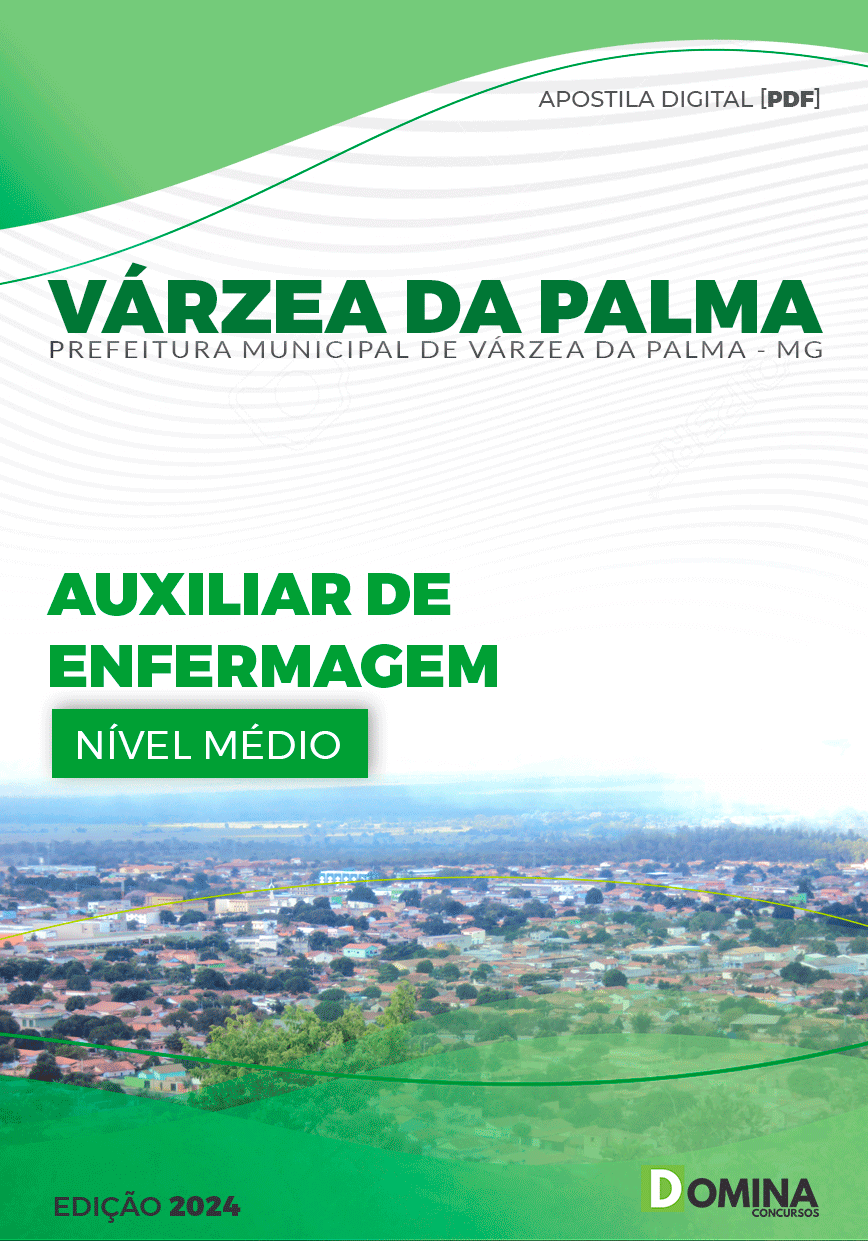 Pref Várzea da Palma MG 2024 Auxiliar de Enfermagem