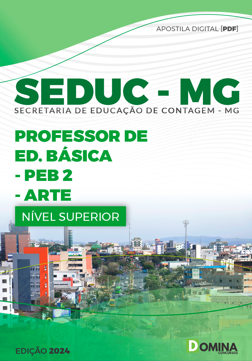 Apostila Pref Contagem MG 2024 Professor II Arte