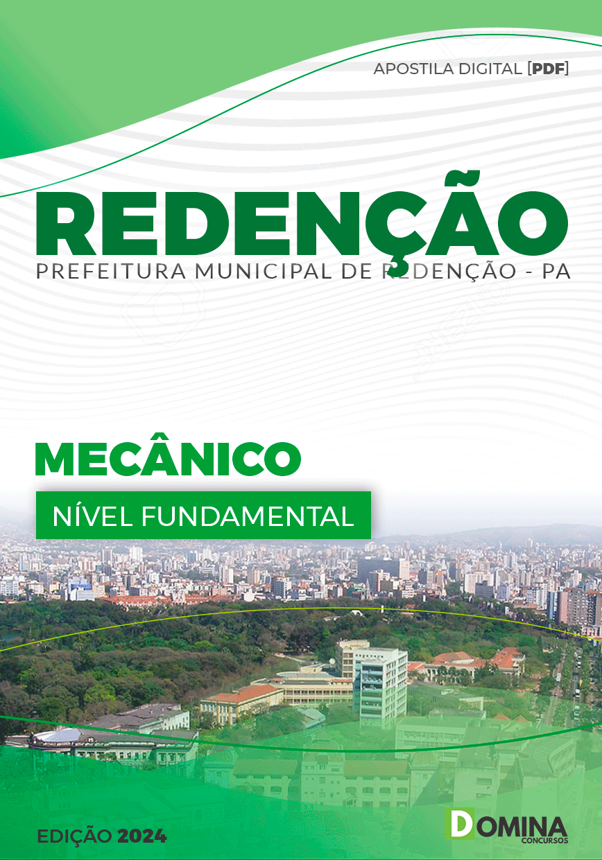 Apostila Pref Redenção PA 2024 Mecânico
