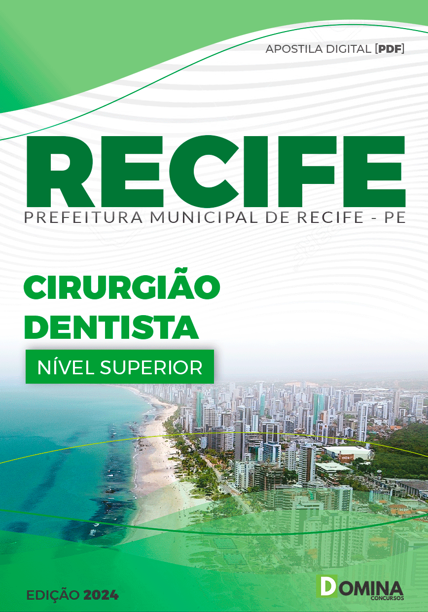 Apostila Pref Recife PE 2024 Cirurgião Dentista