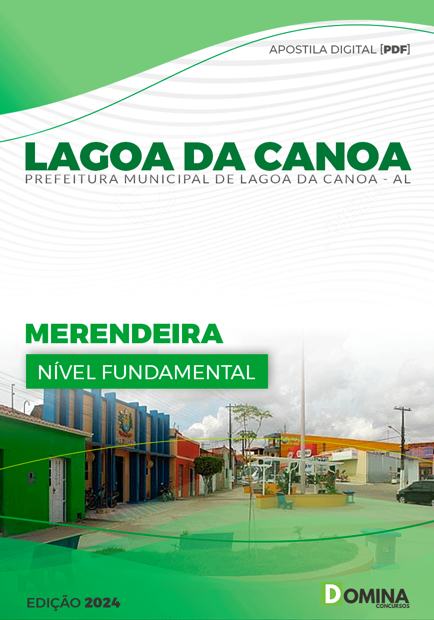 Apostila Pref Lagoa da Canoa AL 2024 Merendeira
