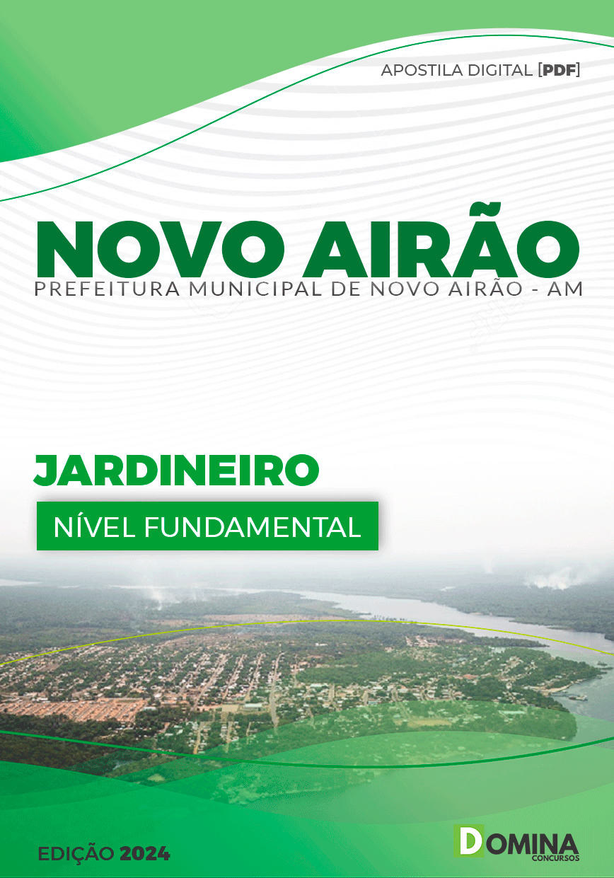 Apostila Pref Novo Airão AM 2024 Jardineiro