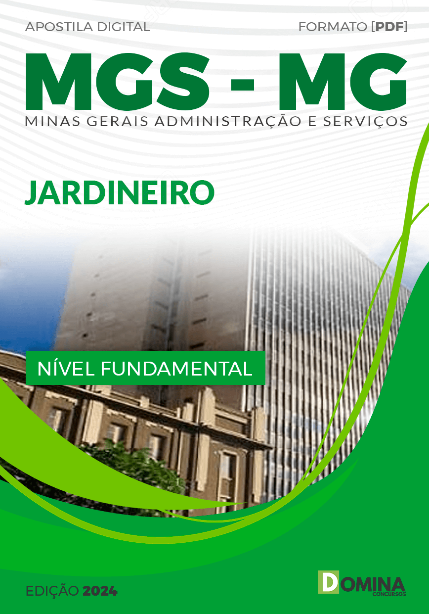 Apostila Concurso MGS MG 2024 Jardineiro