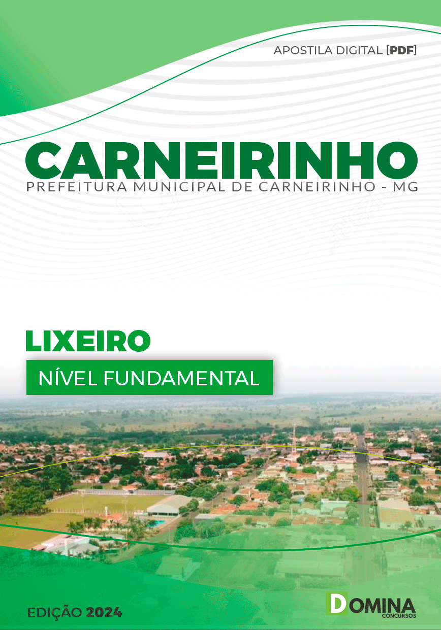Apostila Pref Carneirinho MG 2024 Lixeiro