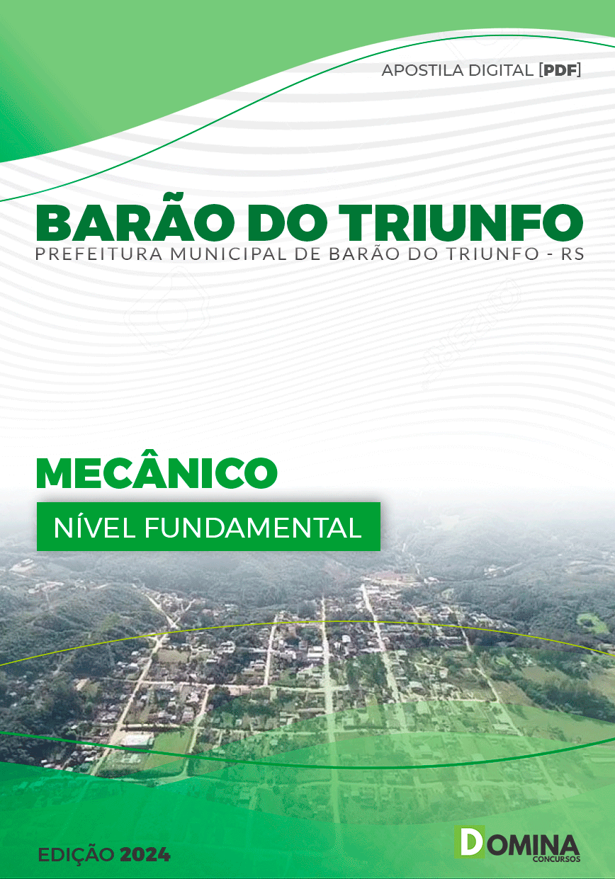 Apostila Pref Barão do Triunfo RS 2024 Mecânico