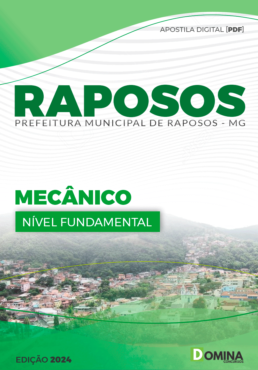 Apostila Pref Raposos MG 2024 Mecânico