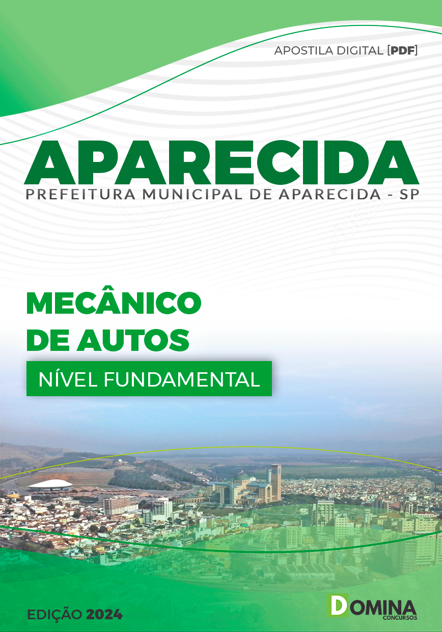 Apostila Pref Aparecida SP 2024 Mecânico de Autos