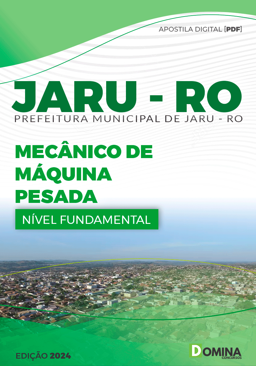 Apostila Pref Jaru RO 2024 Mecânico de Máquina Pesada
