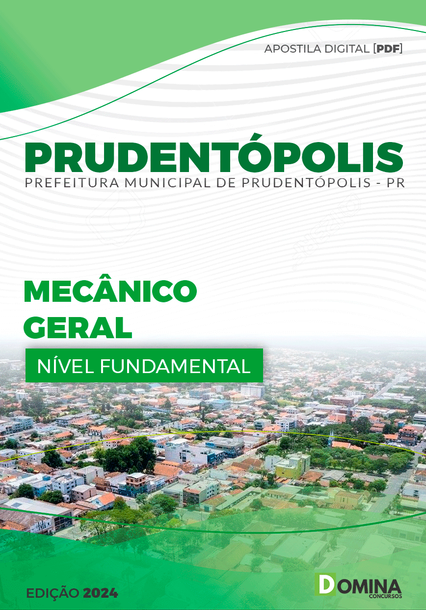 Apostila Pref Prudentópolis PR 2024 Mecânico Geral
