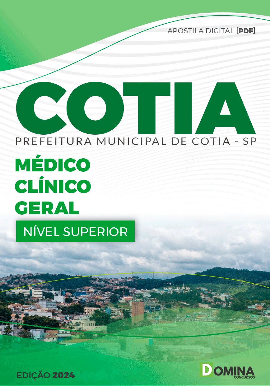 Apostila Concurso Pref Cotia SP 2024 Médico Clínico Geral