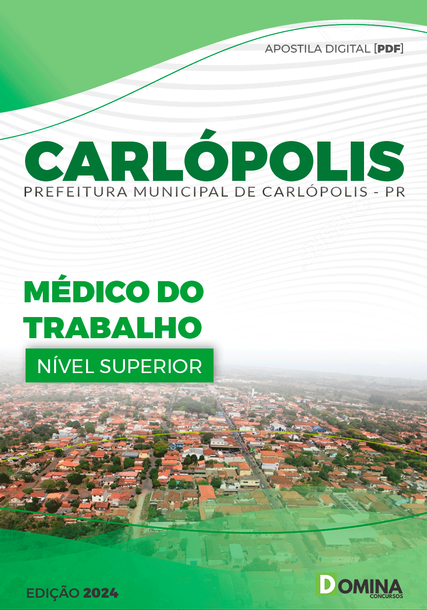 Apostila Pref Carlópolis PR 2024 Médico do Trabalho