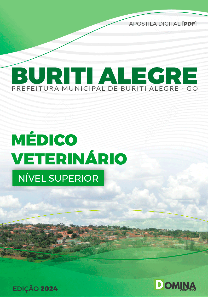 Apostila Pref Buriti Alegre GO 2024 Médico Veterinário
