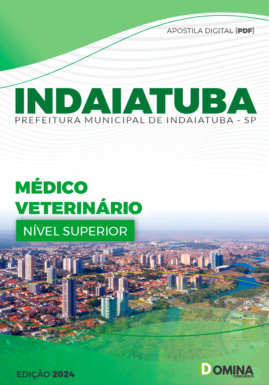 Apostila Pref Indaiatuba SP 2024 Médico Veterinário