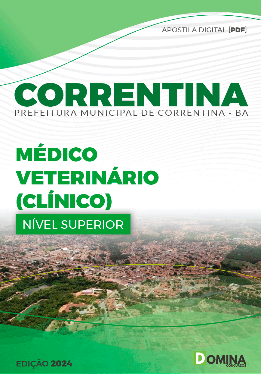 Apostila Pref Correntina BA 2024 Médico Veterinário