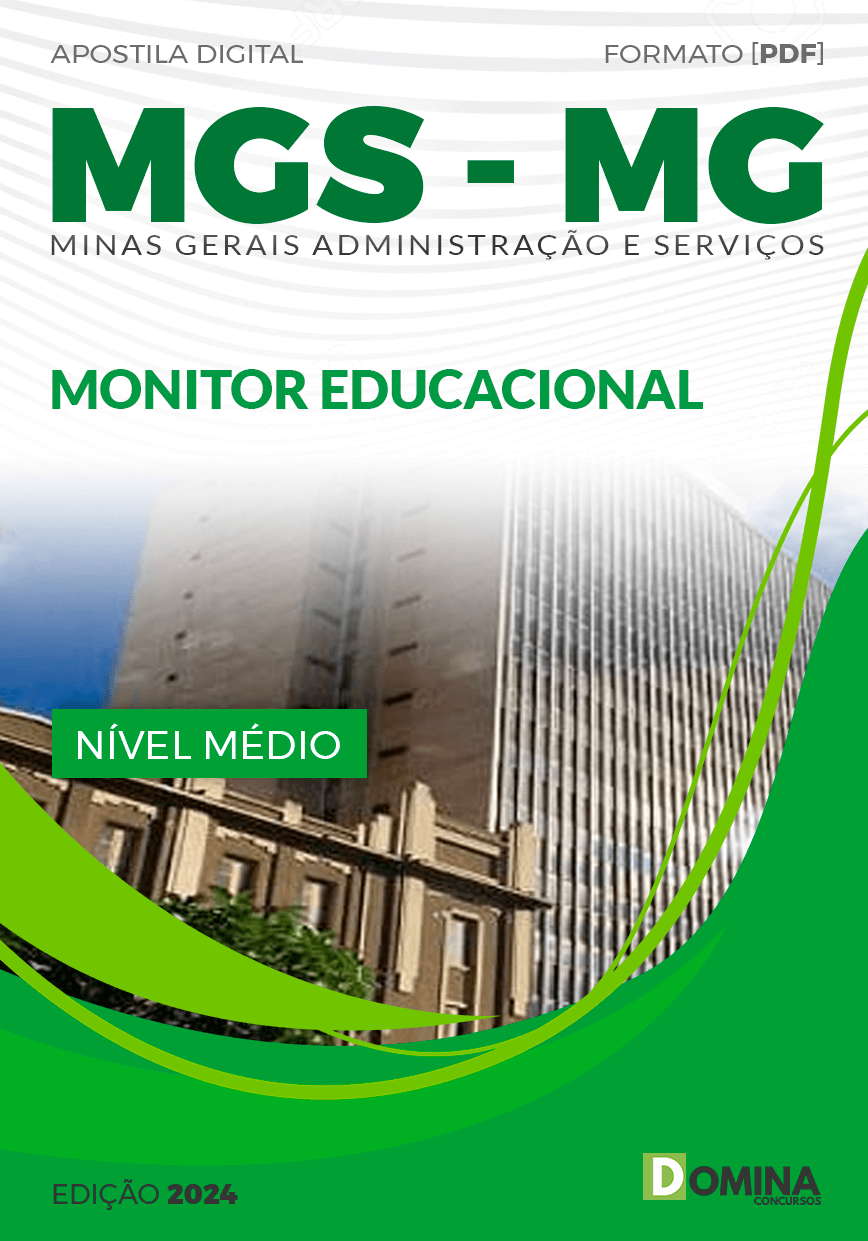Apostila Concurso MGS MG 2024 Monitor Educacional