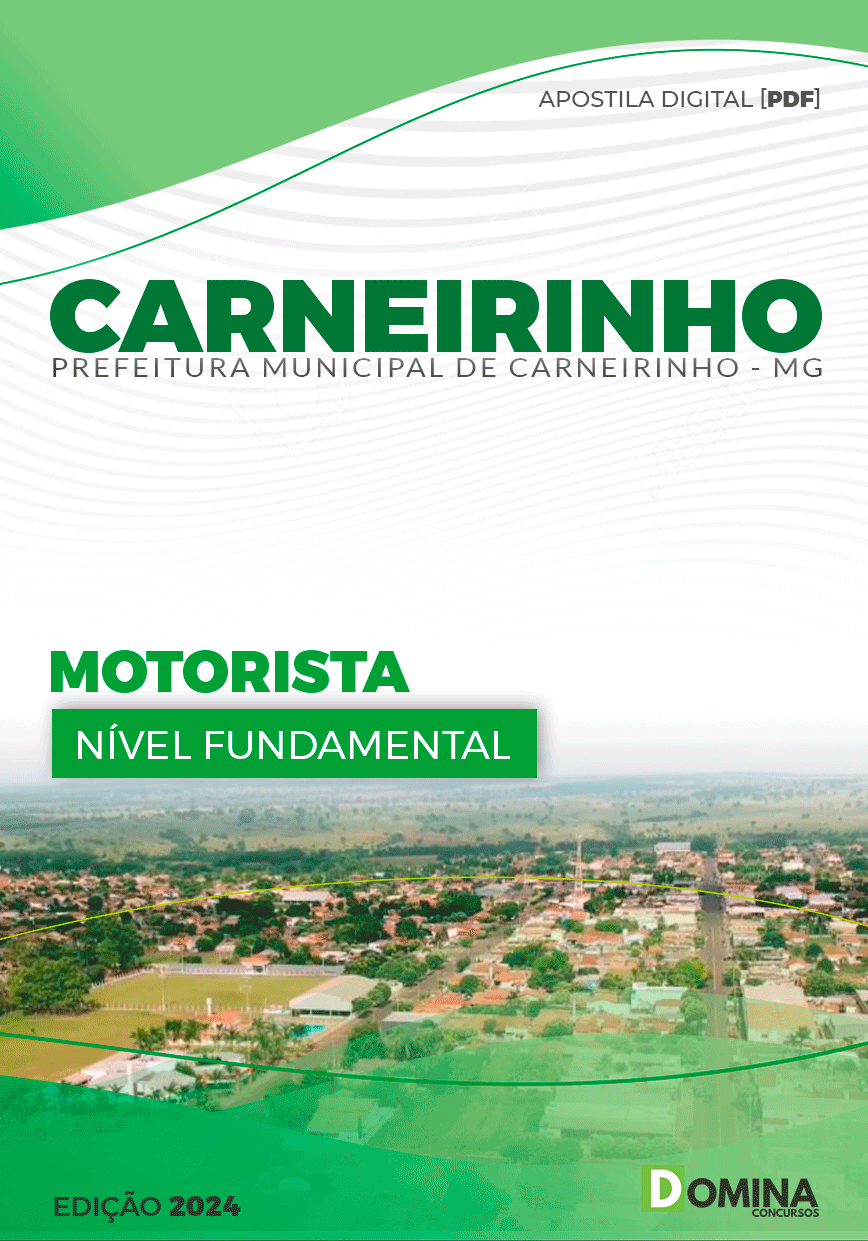 Apostila Pref Carneirinho MG 2024 Motorista