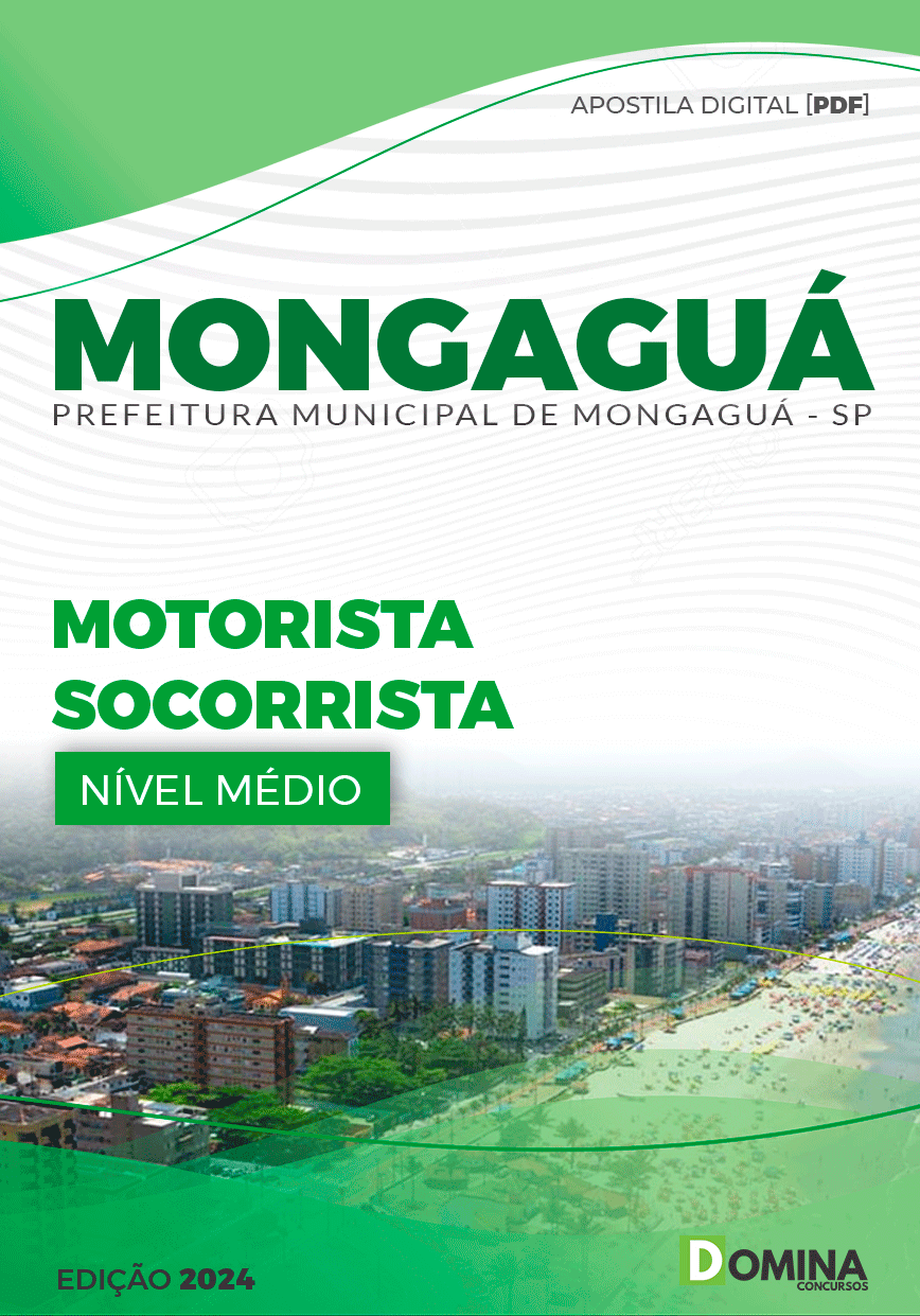 Apostila Pref Mongaguá SP 2024 Motorista Socorrista