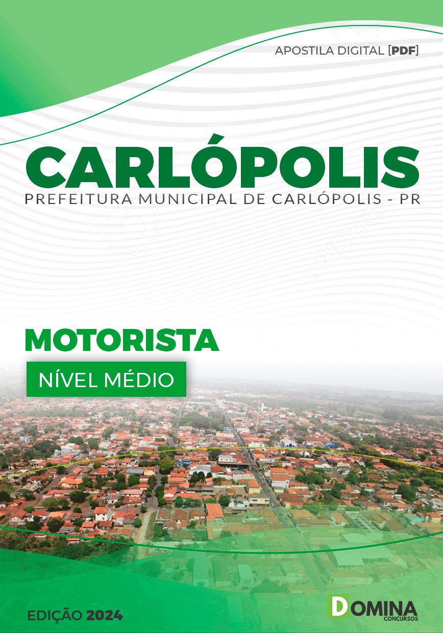 Apostila Pref Carlópolis PR 2024 Motorista