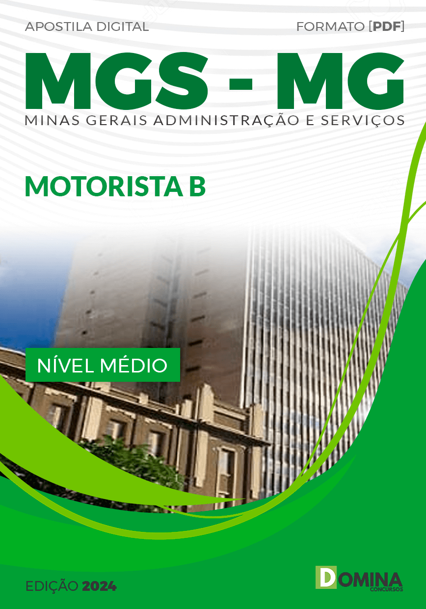 Apostila Concurso MGS MG 2024 Motorista B