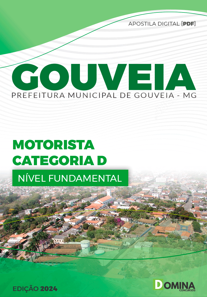 Apostila Pref Gouveia MG 2024 Motorista Categoria D