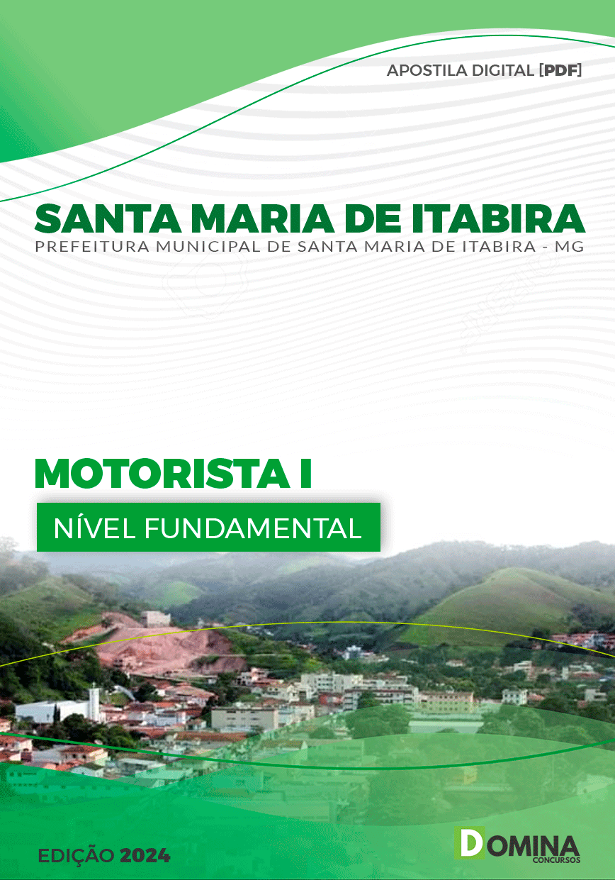 Apostila Pref Santa Maria Itabira MG 2024 Motorista