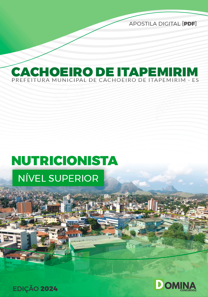 Pref Cachoeiro de Itapemirim ES 2024 Nutricionista