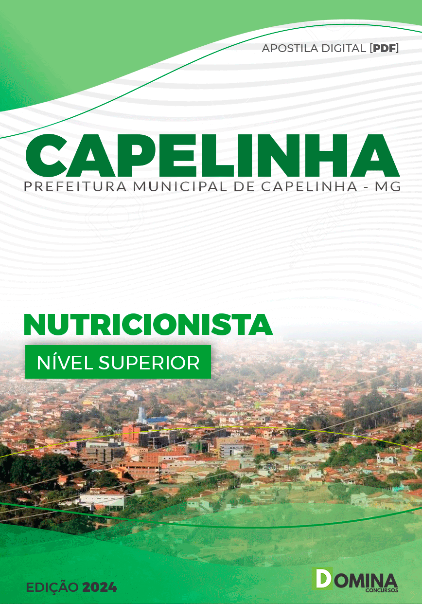 Apostila Pref Capelinha MG 2024 Nutricionista