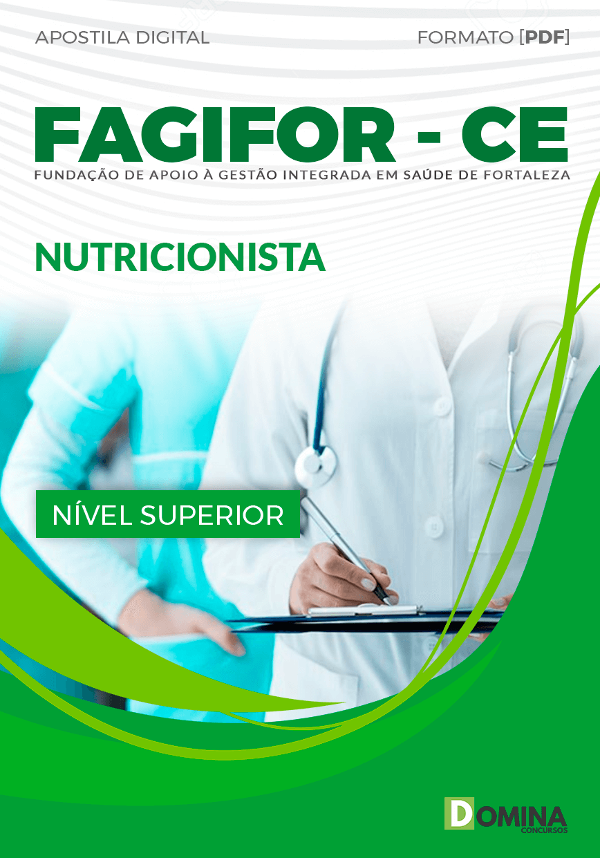 Apostila Concurso FAGIFOR CE 2024 Nutricionista