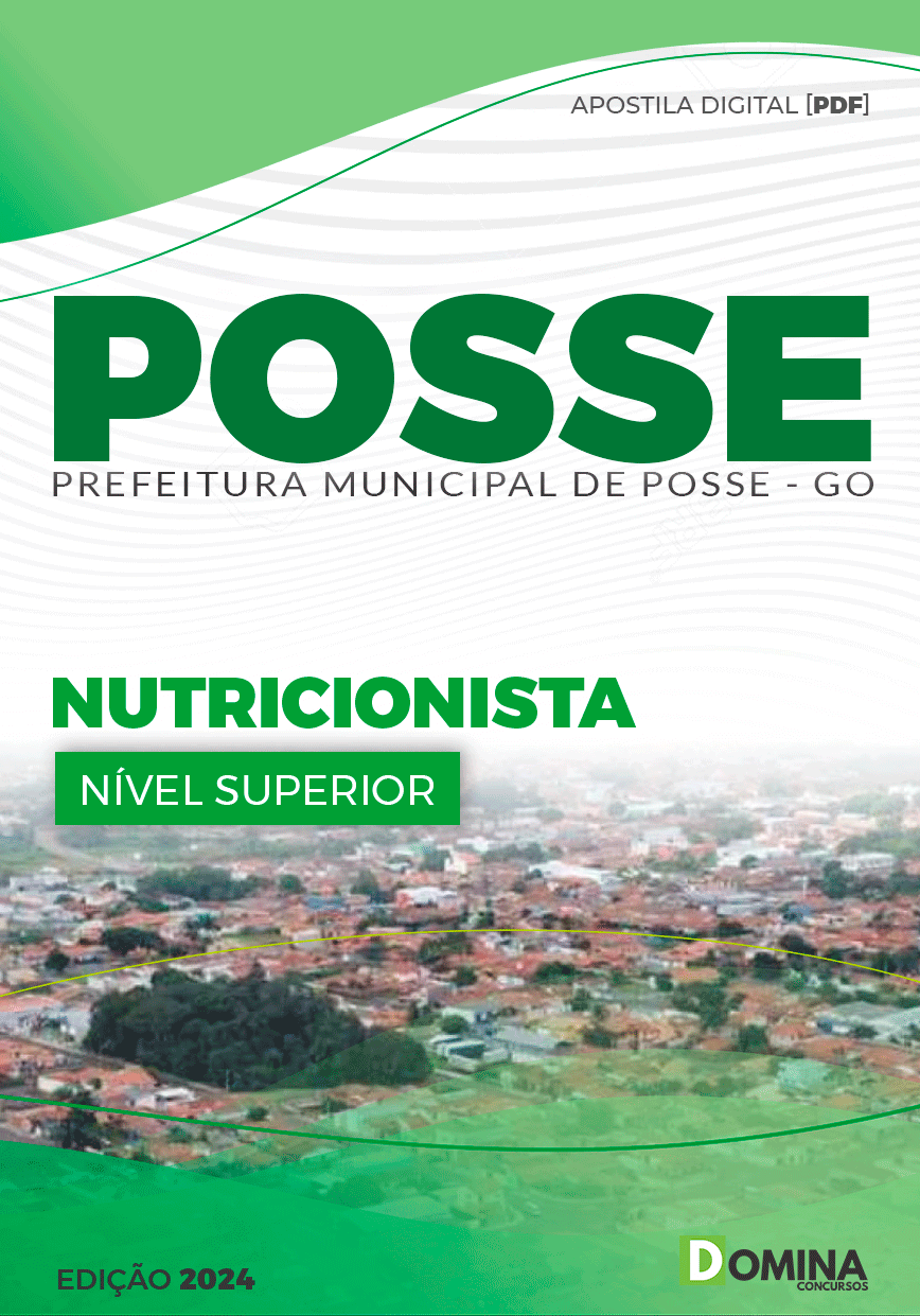 Apostila Pref Posse GO 2024 Nutricionista