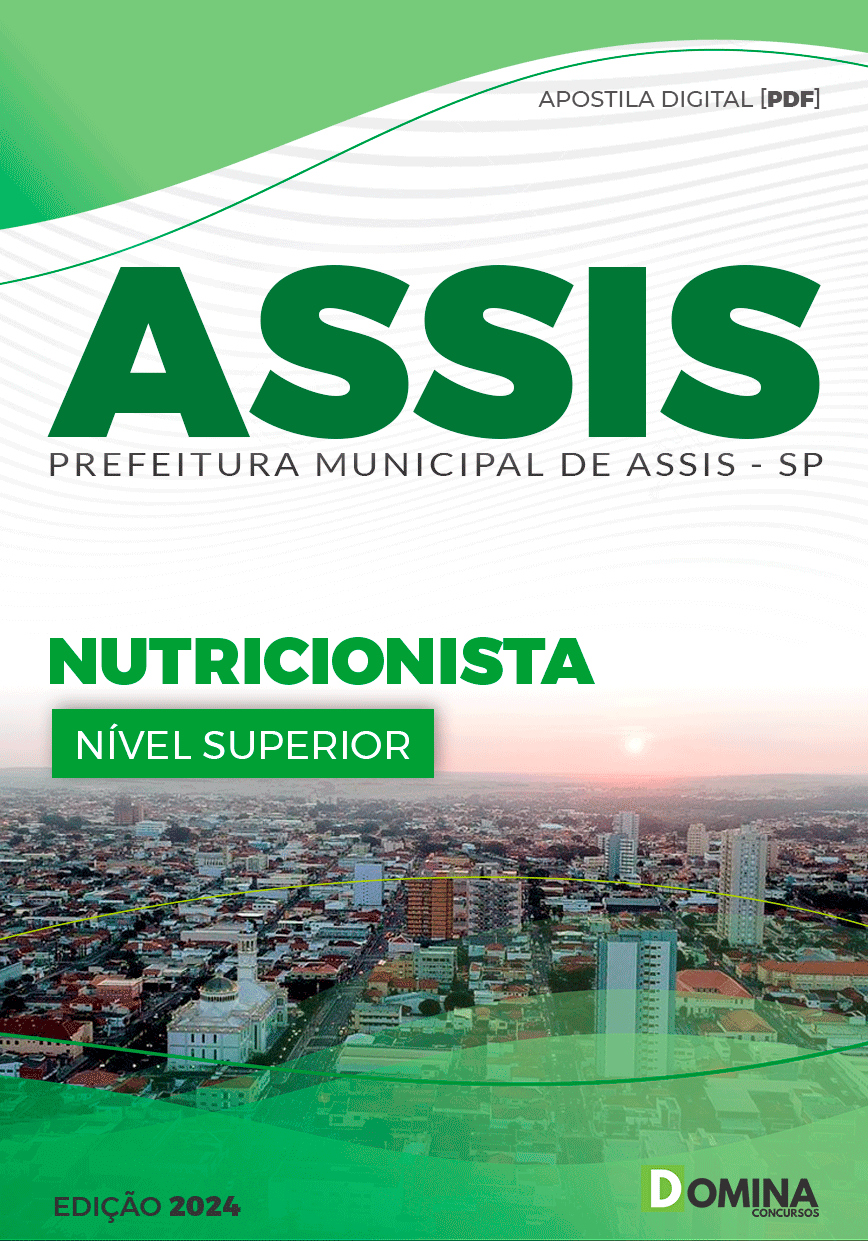 Apostila Concurso Pref Assis SP 2024 Nutricionista