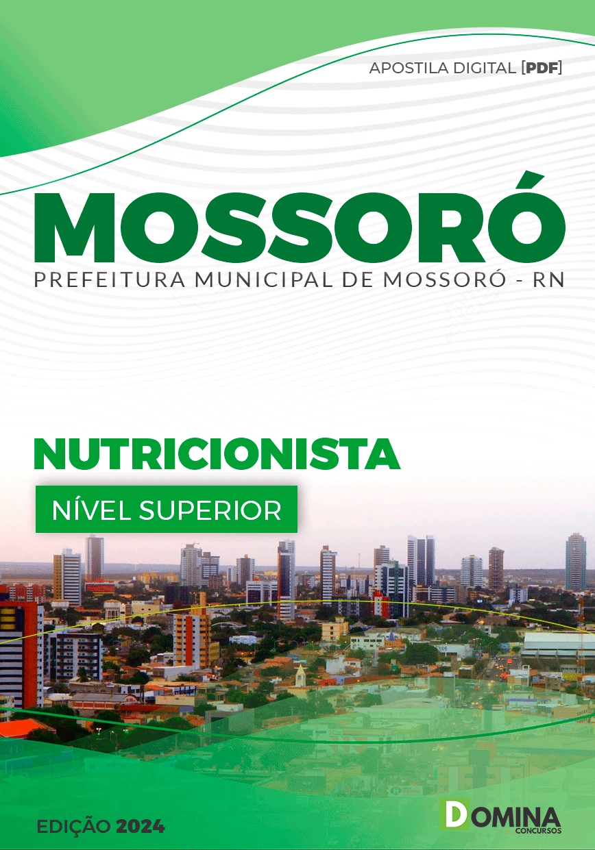 Apostila Pref Mossoró RN 2024 Nutricionista