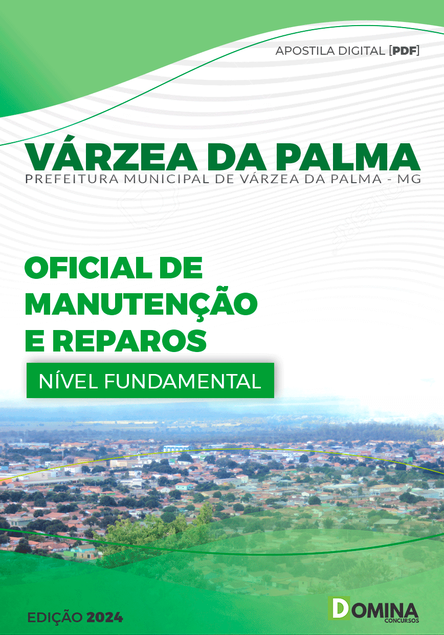 Pref Várzea da Palma MG 2024 Oficial de Manutenção e Reparos